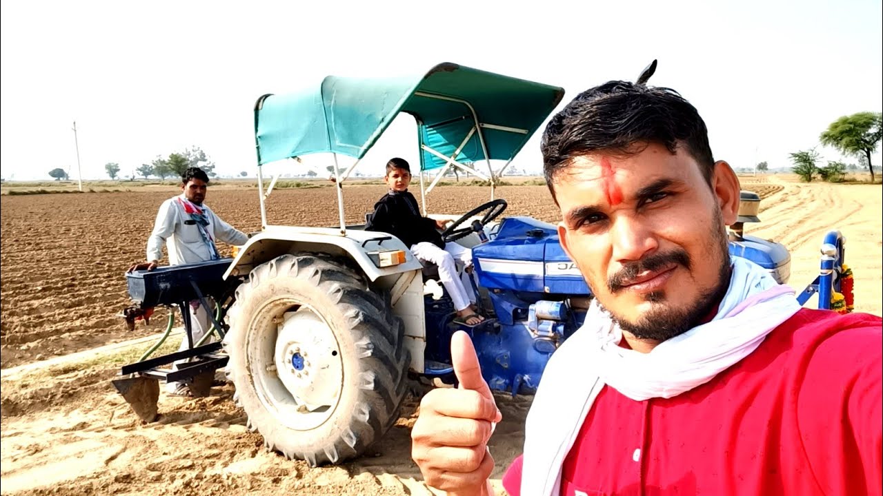 Finaly यश ने की आज 16 बीघा खेत में सरसों की बुवाई ✌️❤️