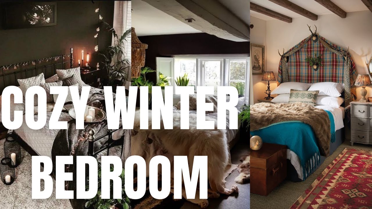 Coziest Winter Bedroom Ideas. Inspiration and Designs for Winter in the Bedroom.