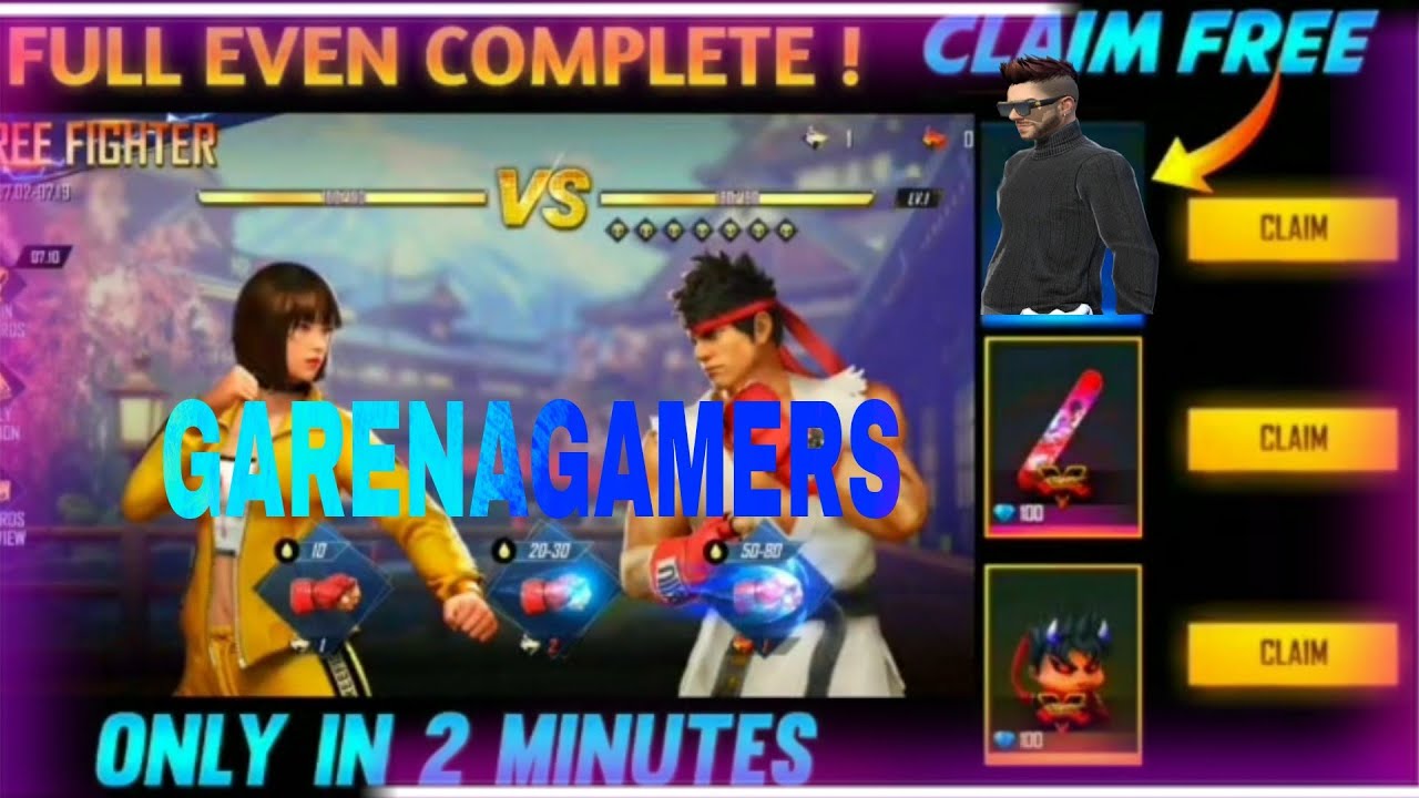 How To Complete Street Fighter Event | Street Fighter Event Full Details | FF New Event| Today Event