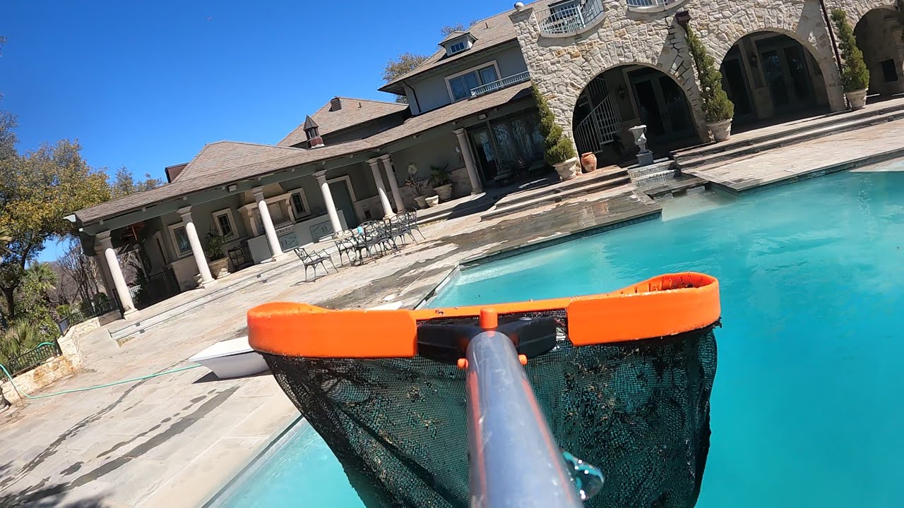 GoPro POV Pool Cleaning – 88,000 Gallons in San Angelo | Concho Valley Pools (120FPS ASMR)
