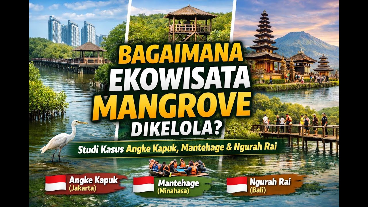Ekowisata Mangrove Berkelanjutan: Perbandingan Strategi Pengelolaan di Jakarta, Minahasa, dan Bali