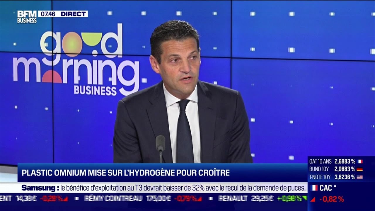 Laurent Favre (Plastic Omnium) : Plastic Omnium mise sur l'hydrogène pour croître