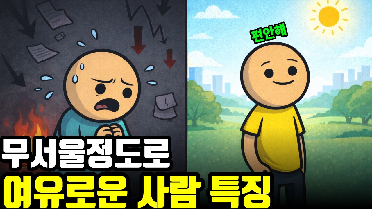 무서울 정도로 여유로운 사람들의 뇌를 열어봤더니... (우리가 몰랐던 멘탈의 비밀)