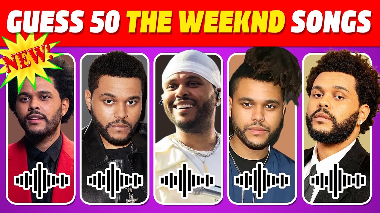 Guess 50 The Weeknd songs Including hurry up tomorrow | Guess the song | The Weeknd Songs Quiz 2025