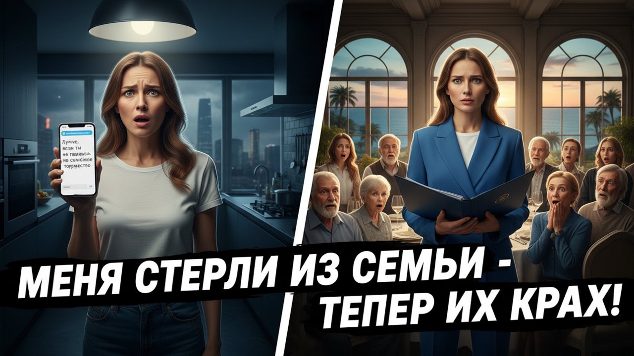 Сестра стёрла меня из семьи: теперь она потеряла всё!