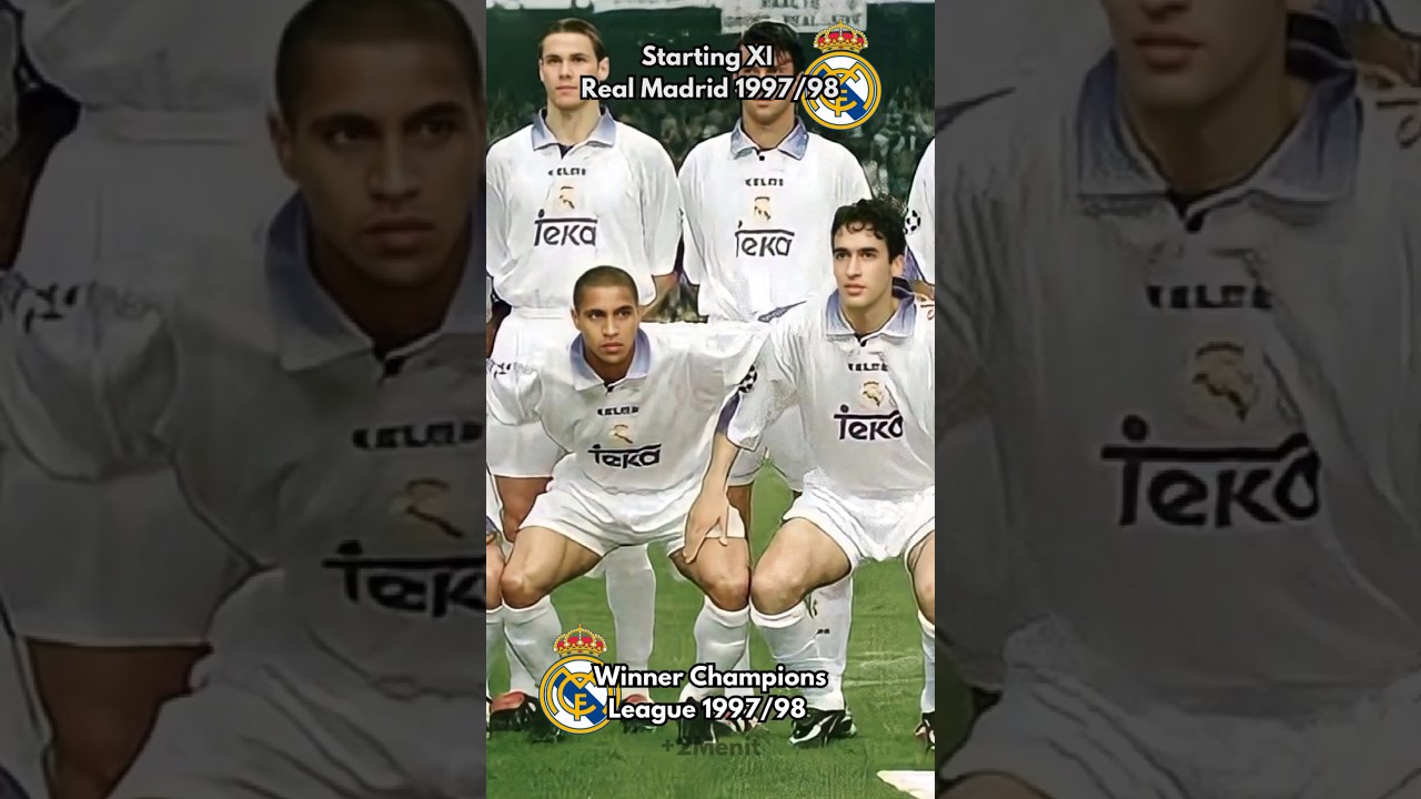 Real Madrid Squad 1997/98!🏳🤍