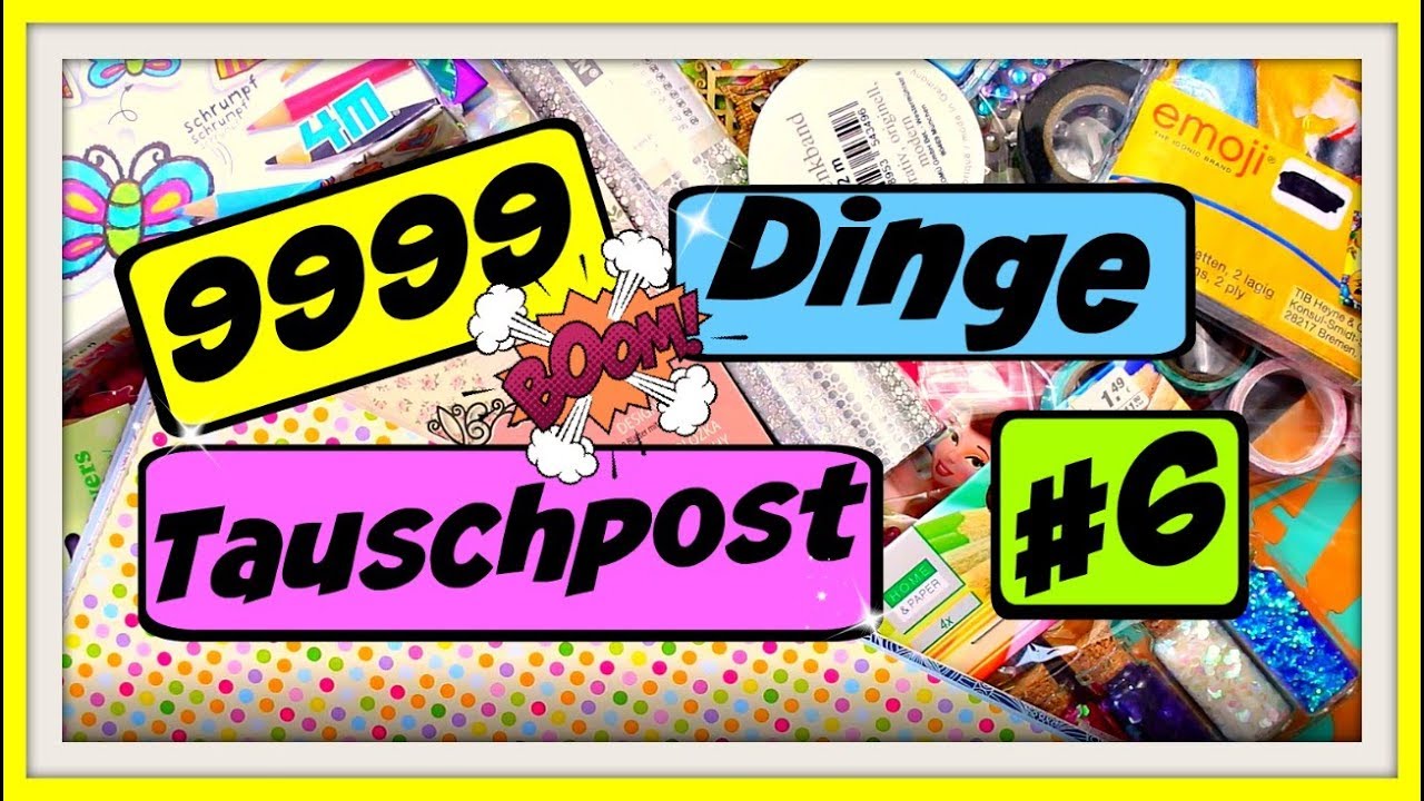XXL Tauschpaket & &Uuml;-Paket | 9999 Dinge versendet &Uuml;-Post & Tauschpost #6
