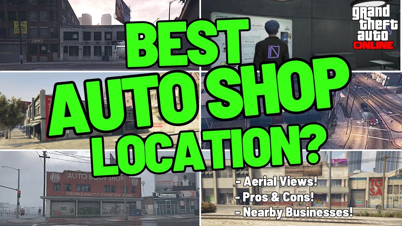 Which AUTO SHOP LOCATION is RIGHT for YOU? (PROS/CONS! AERIAL VIEWS!) Los Santos Tuners | GTA Online