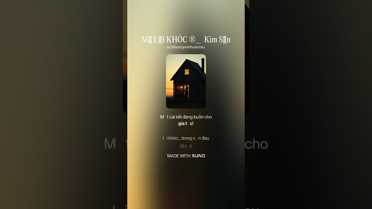 MẸ LẠI KHÓC® Kim Sơn