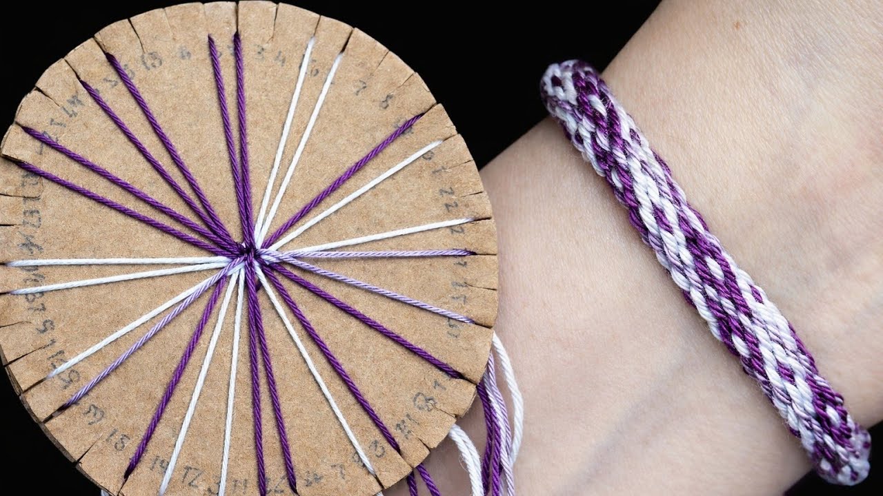 Kumihimo bracalet tutorial/ Kumihimo bileklik yapımı /Diy 