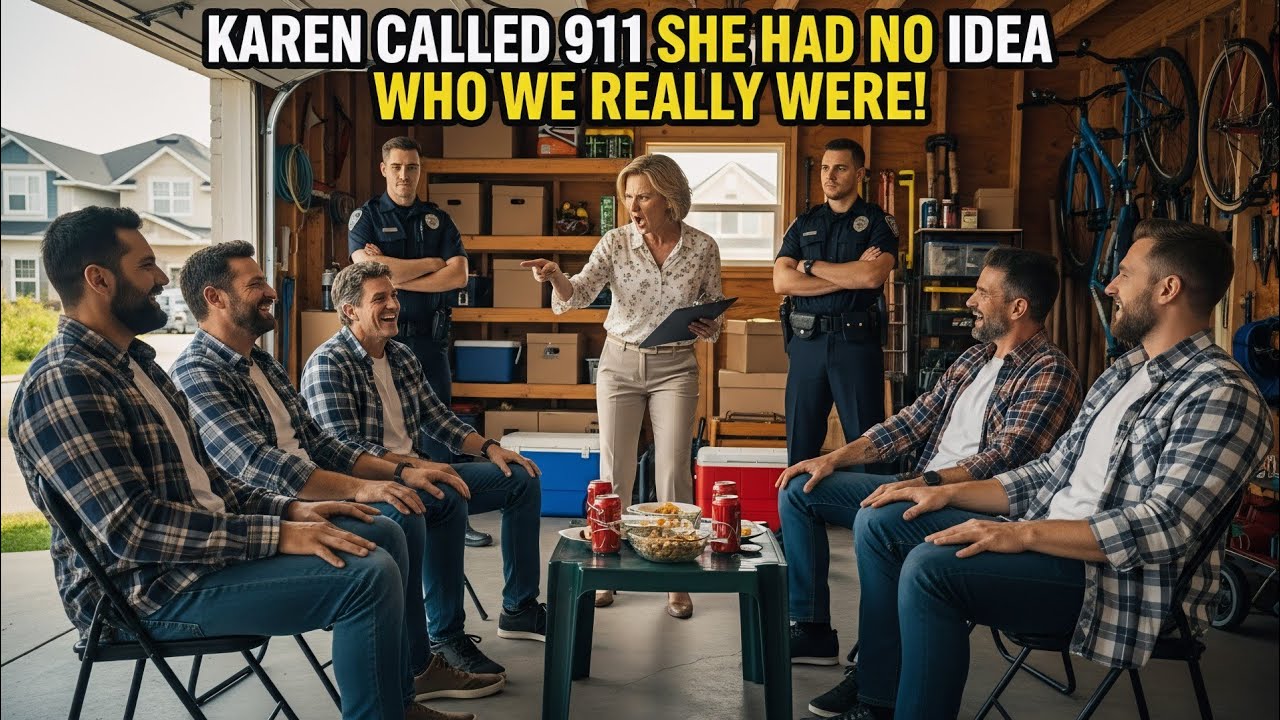 HOA Karen Called 911 on My Garage Party — She Had No Idea Who Was Inside