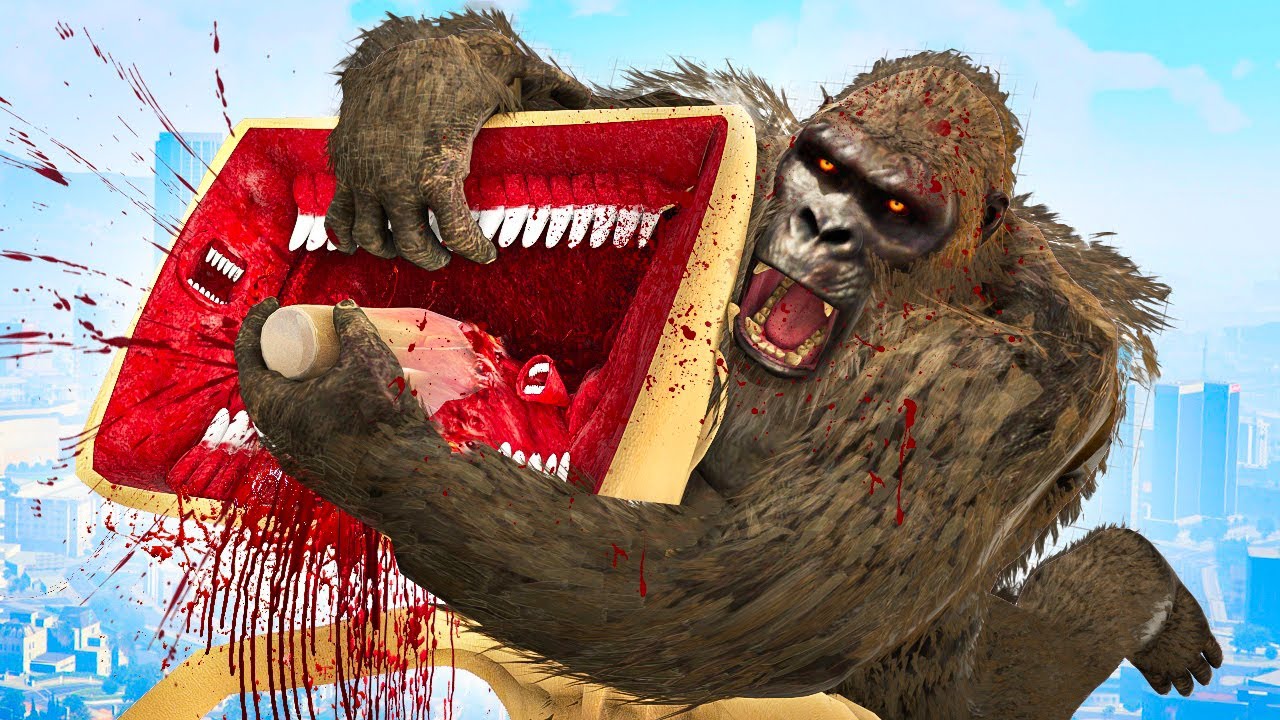 БОЛЬШАЯ СИРЕНА ПРОТИВ КИНГ КОНГА В ГАРРИС МОД! КТО СИЛЬНЕЕ?! SCP MEGAHORN VS KING KONG В Garry`s Mod