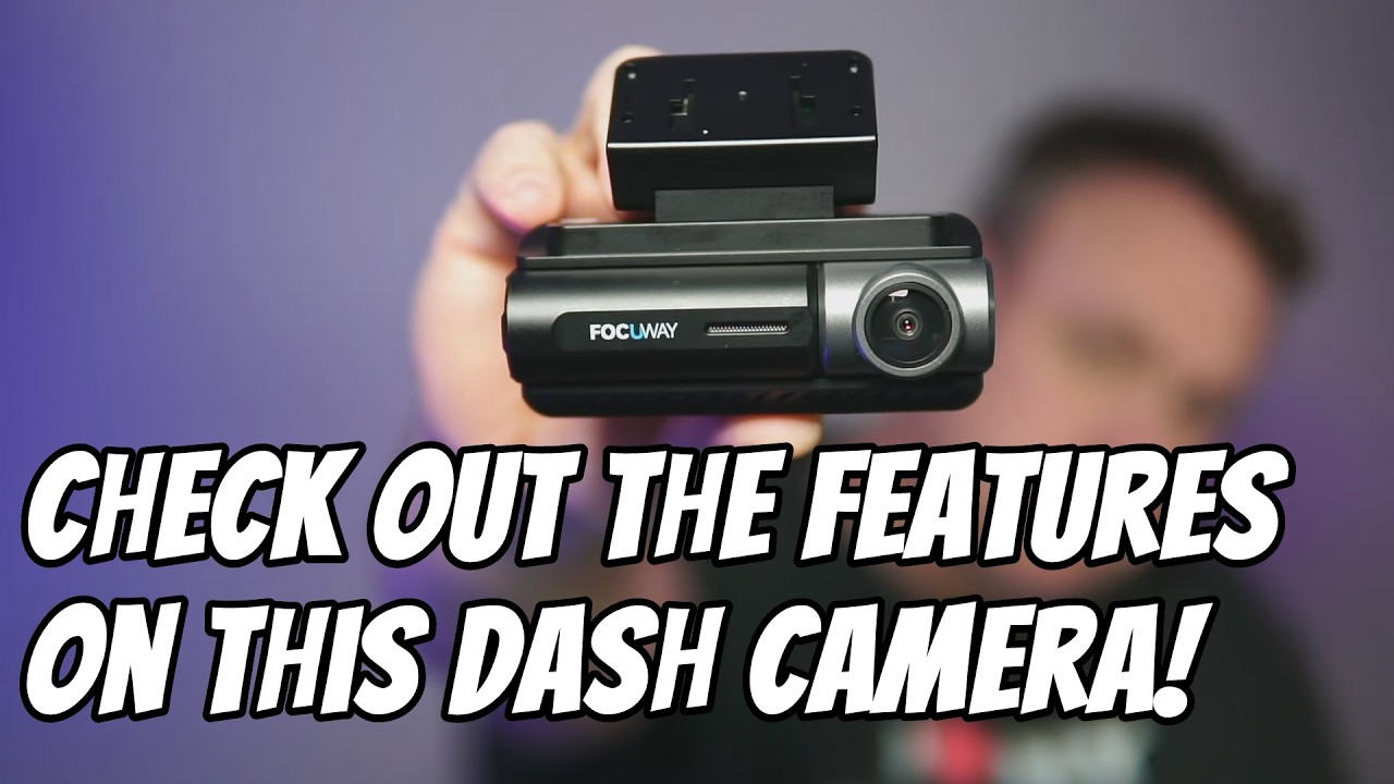 This FocuWay front and rear dash cam has a ton of features!