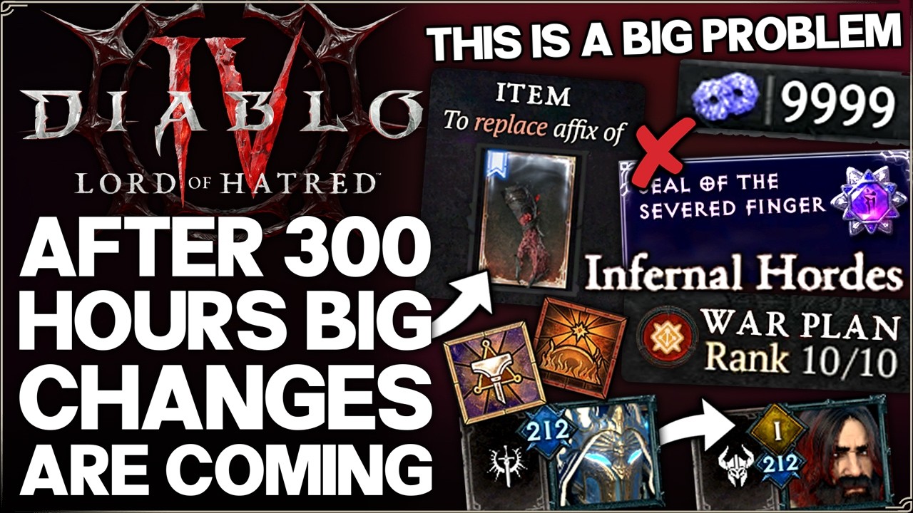 Diablo 4 &mdash; 20 ВАЖНЫХ изменений для 14-го сезона... Новые проблемы 13-го сезона спустя 400 часов и...