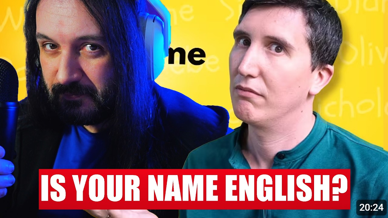 Almost no names are 'English' - RobWords