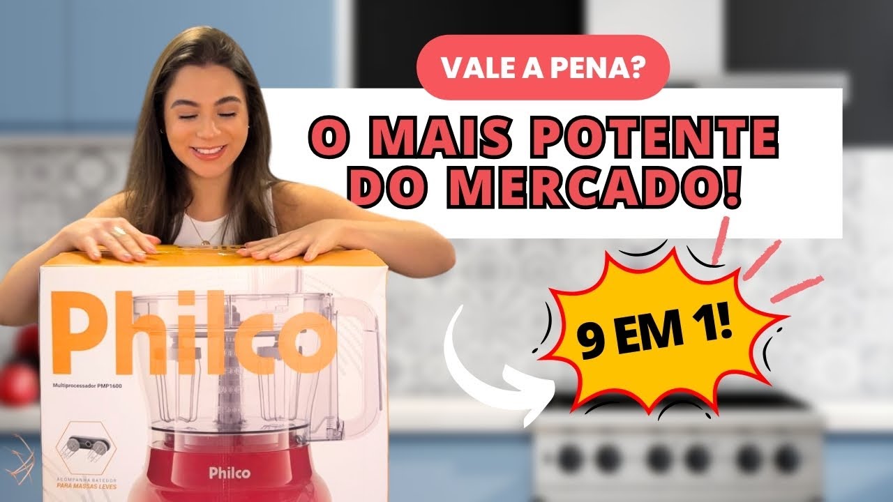 Testando o MICROPROCESSADOR PHILCO 1700W, TODAS AS FUNÇÕES EM UM ÚNICO APARELHO! Vale a pena?