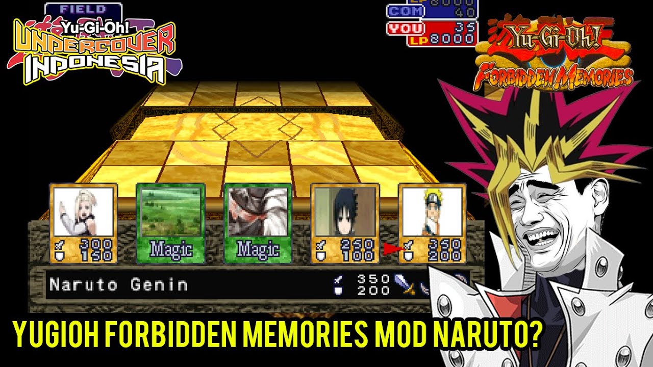 🔴Mod Paling Kocak Yu-Gi-Oh! Forbidden Memories | Naruto