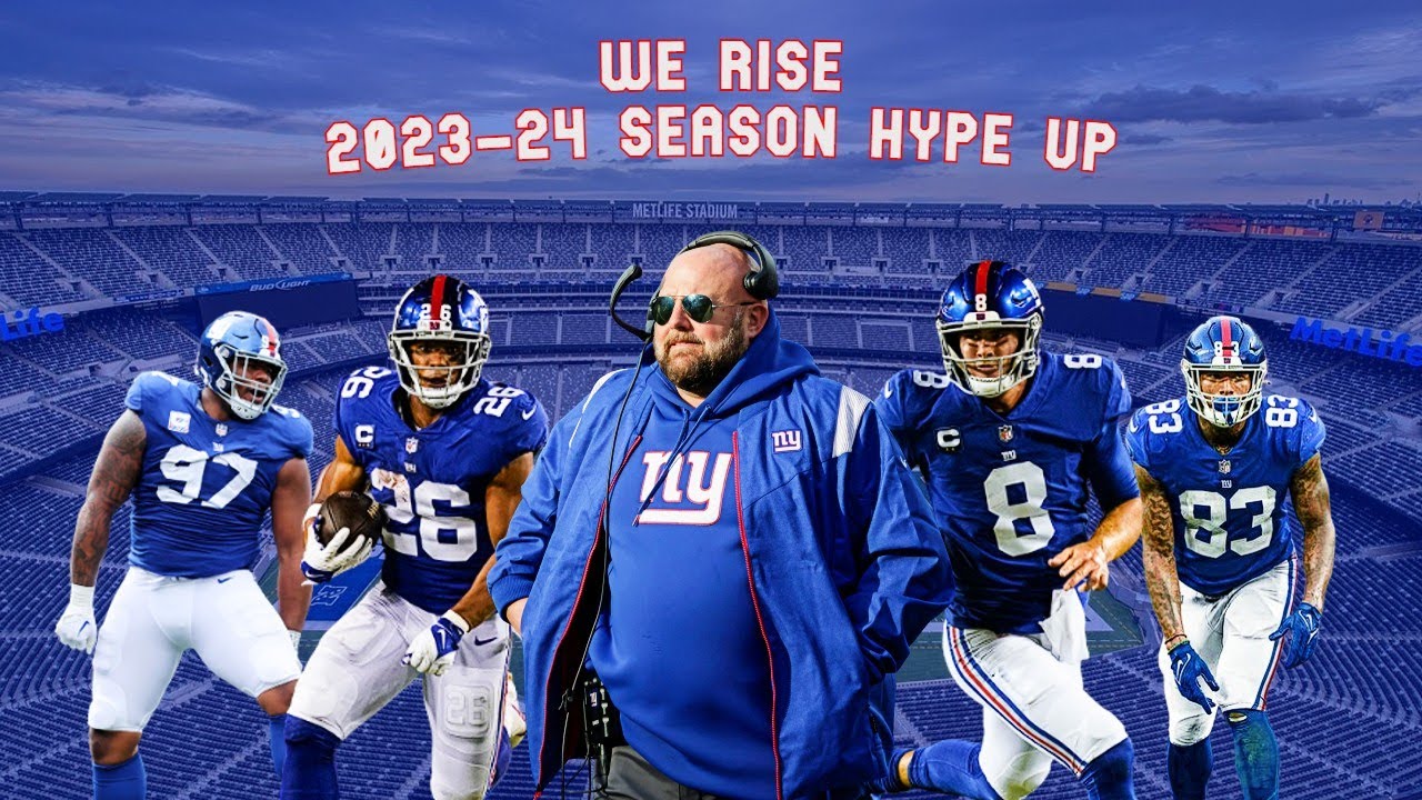 NY Giants 2023-24 season Hype Up “We Rise”