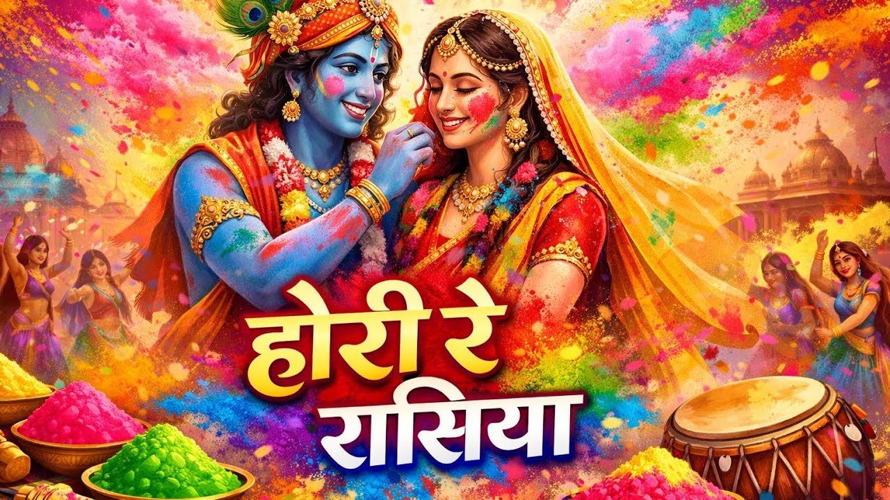 होरी रे रसिया | Radha Krishna Holi Bhajan 2026 | Hori Khelat Radha Shyam | Latest Krishna Holi Song