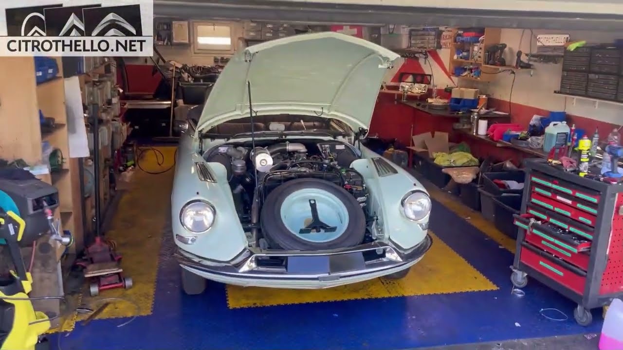 Entretien périodique de ma Citroën DS 19 1961. Periodic maintenance of my Citroen DS 19. 