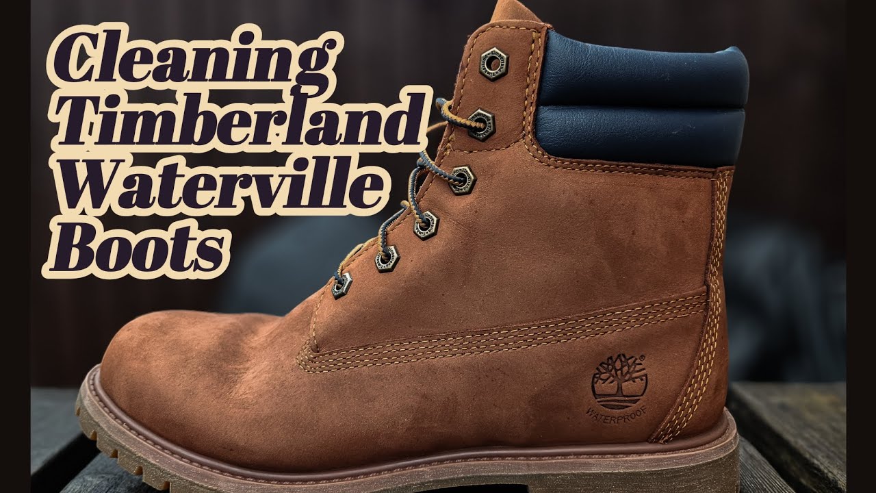 Cleaning & Lacing Timberland Waterville Boots | Time-Lapse clean-up