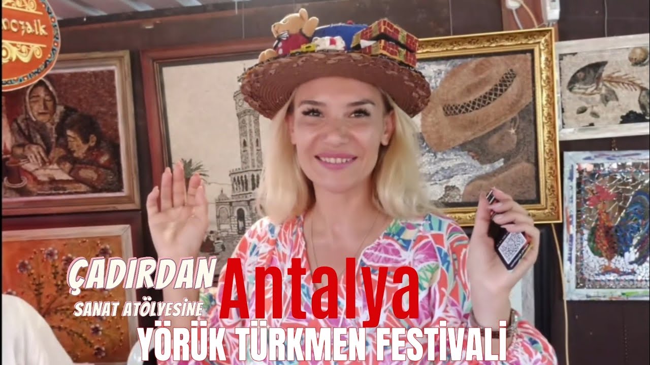 ⛺ Antalya 3. Yörük Türkmen Festivali 2024 | Geleneksel El Sanatları ve Kültür Şöleni Vlog 🇹🇷