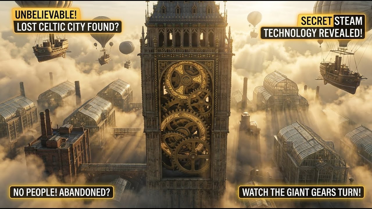 Steampunk London 1888: The Breathing City, Hyper-Steam Ambience | 4K Steampunk Visuals (No Loops)