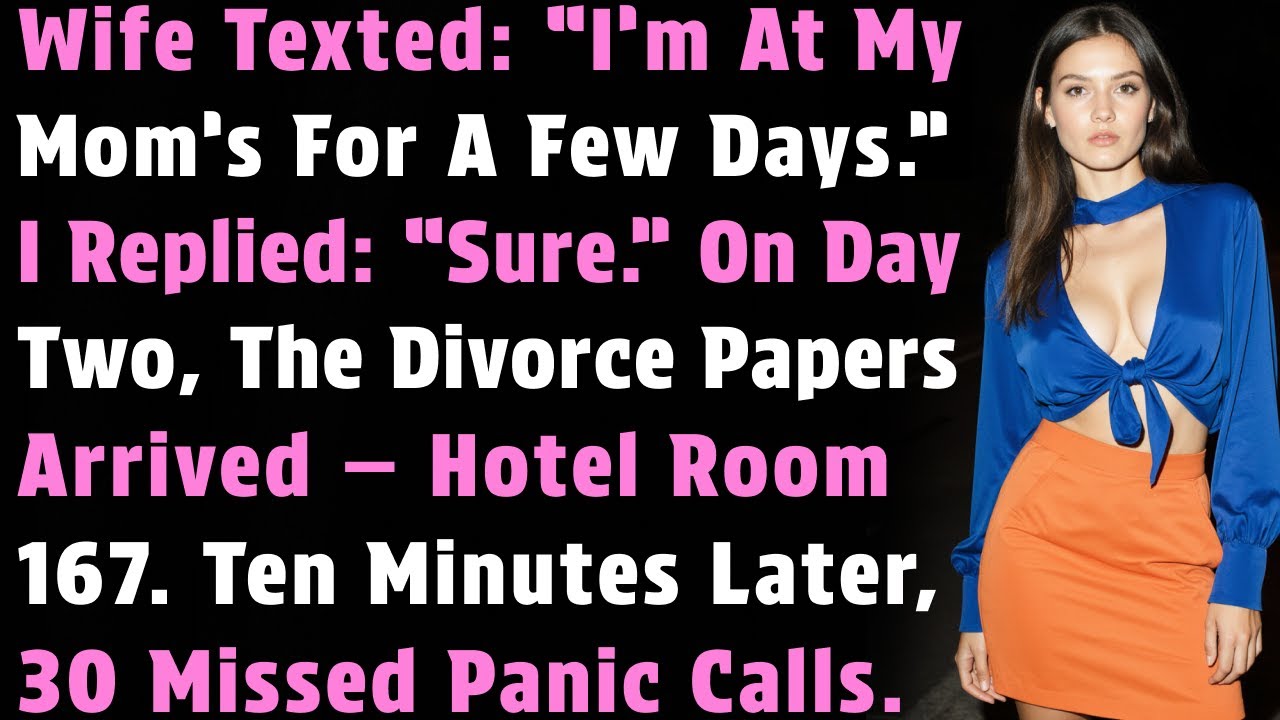 Wife Texted: “I’m At My Mom’s For A Few Days.” I Replied: “Sure.” On Day Two, The Divorce..