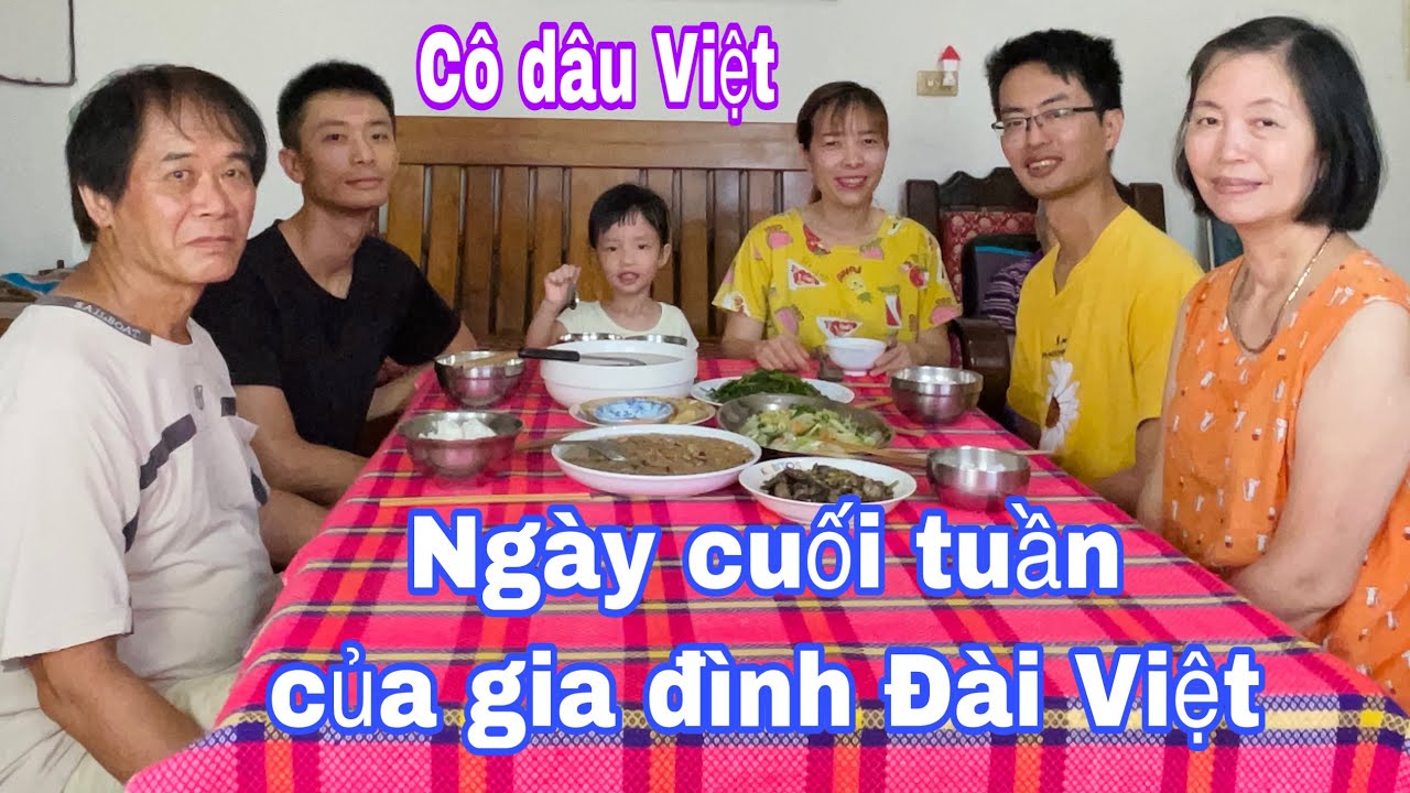 Cuộc sống Đài Loan | Ngày cuối tuần của cô dâu Việt và gia đình chồng Đài Loan như vậy nè cả nhà ơi