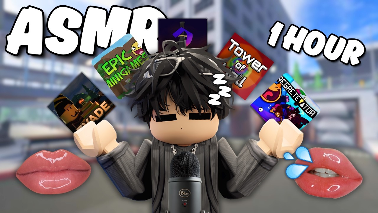Roblox ASMR ~ ONE HOUR of Mouth Sounds at 200% SENSITIVITY 👄💦