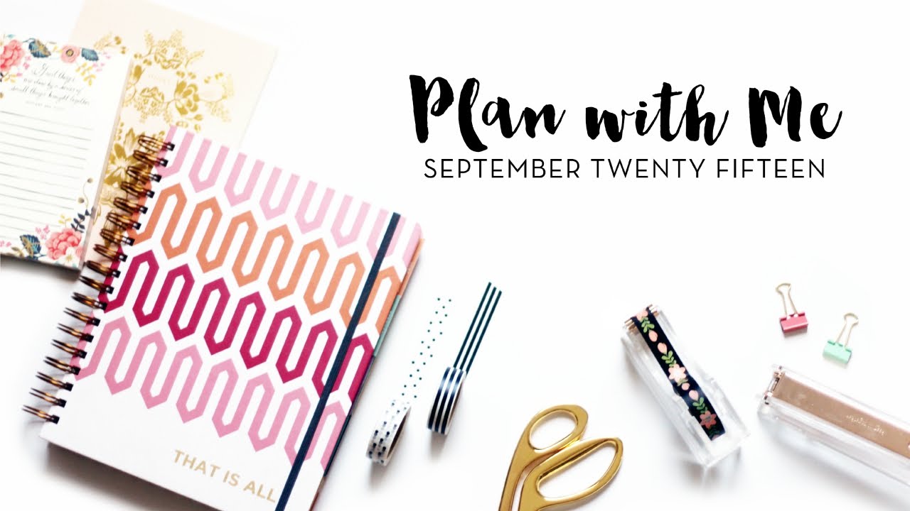 Plan With Me! | September 2015