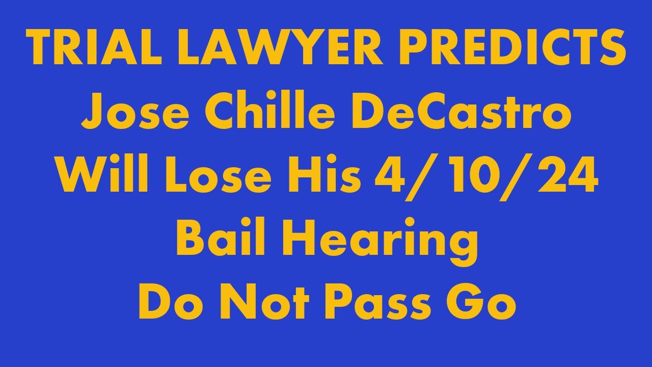 Trial Lawyer Predicts That Jose 