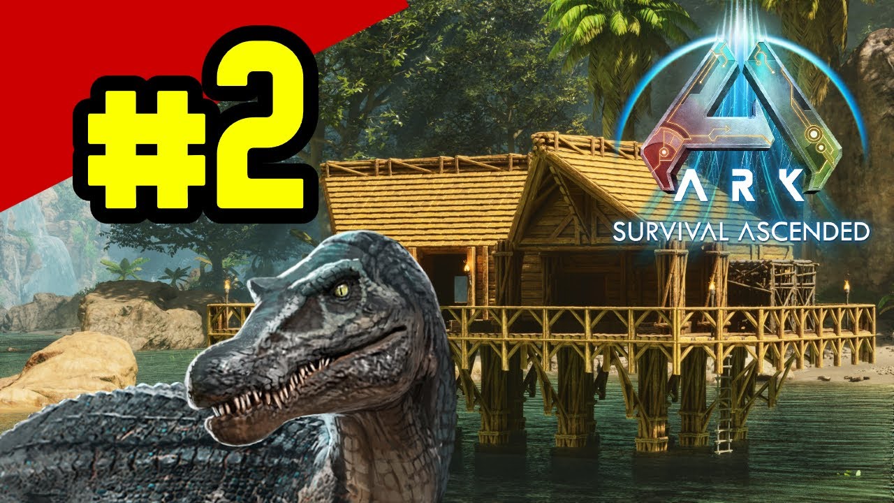 la NUOVA CASA + ATTACCATI da un BARIONYX! | Ark: Survival Ascended