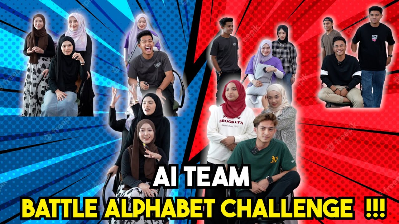 BATTLE NYANYI LAGU IKUT HURUF !!! SAMAD GUGUP NYANYI BERSAMA ???