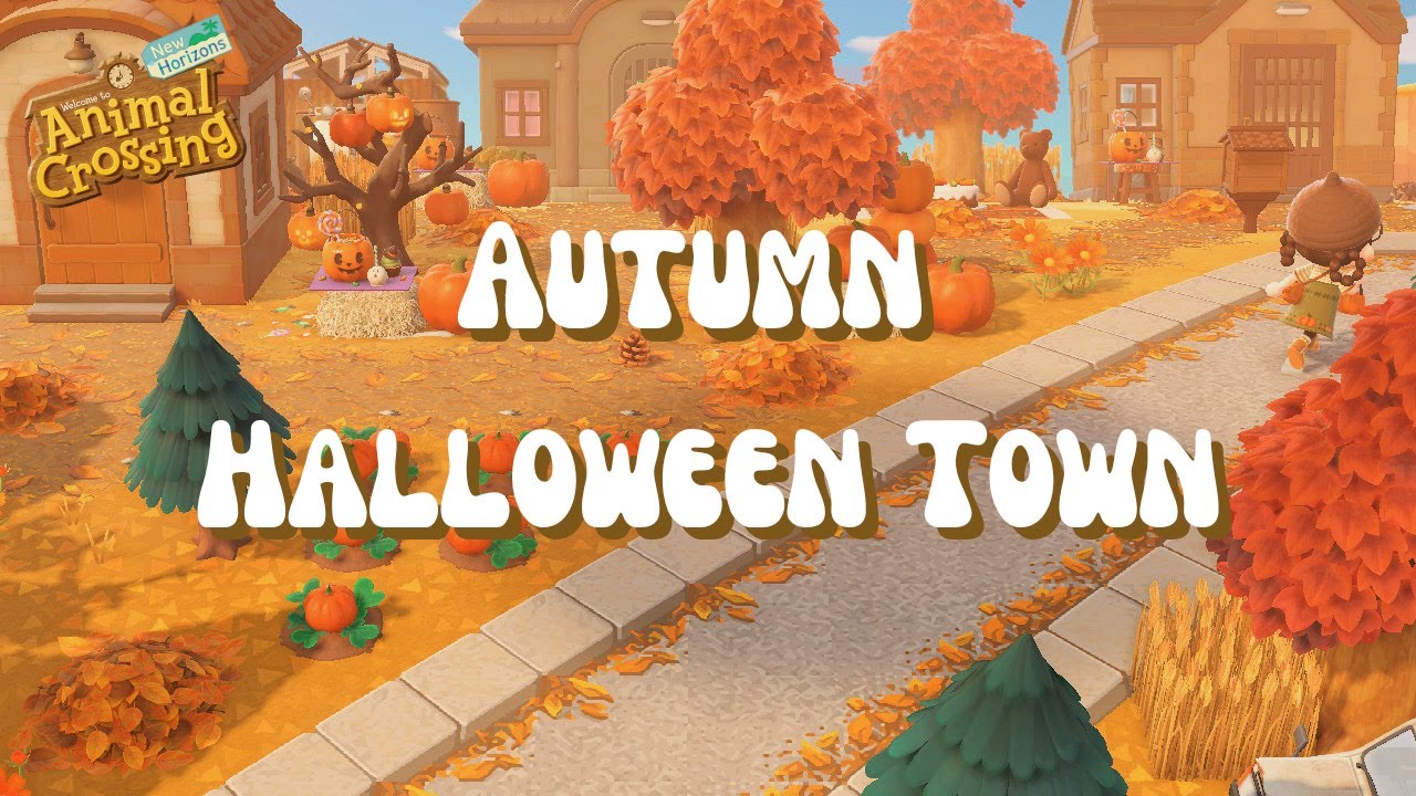 Autumn Halloween Town Island Tour! | Animal Crossing New Horizons
