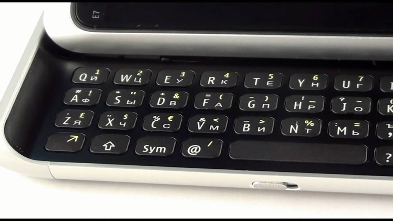 Nokia E7 - видео обзор Нокия Е7 от Video-shoper.ru