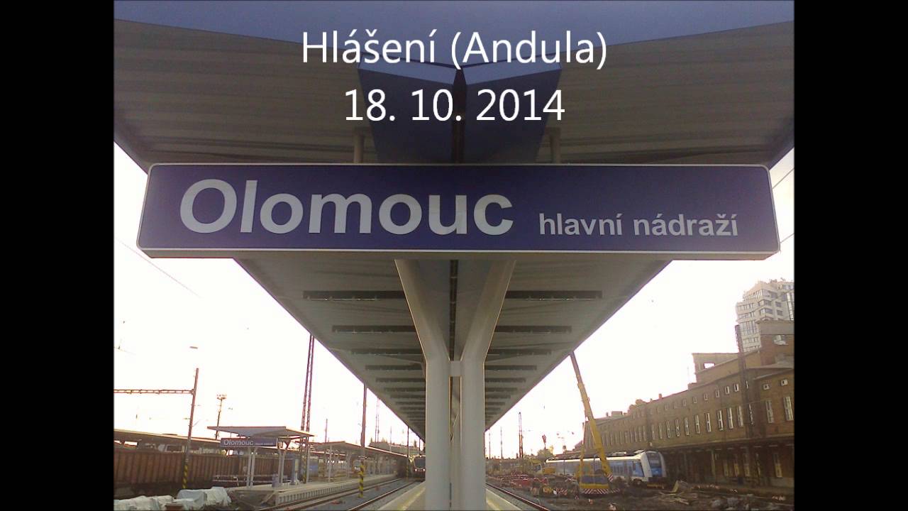 Staniční hlášení Olomouc hl.n. (INISS) - 18. 10. 2014