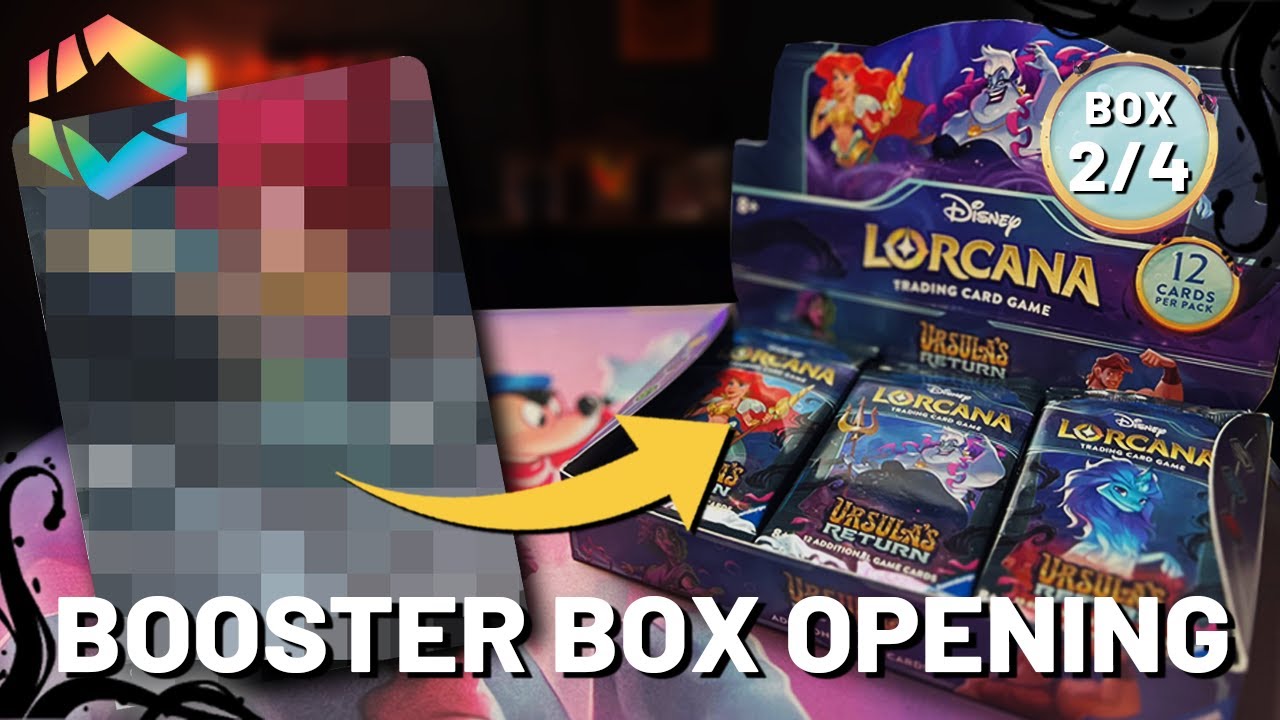 Ursula's Return BOOSTER BOX OPENING 2/4 | Disney Lorcana Case