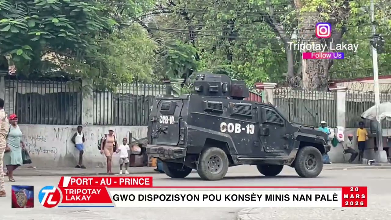 FLASH! Lame Dayiti ak Lapolis debake nan palè nasyonal, pran gwo dispozisyon pou konsèy minis lan