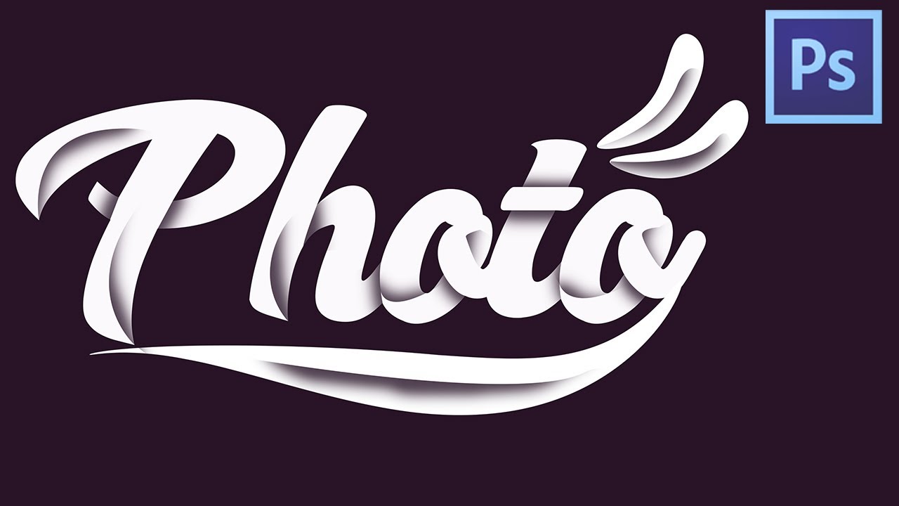 EFECTO DE SOMBRA EN LETRAS - PHOTOSHOP CS6 EFECTO