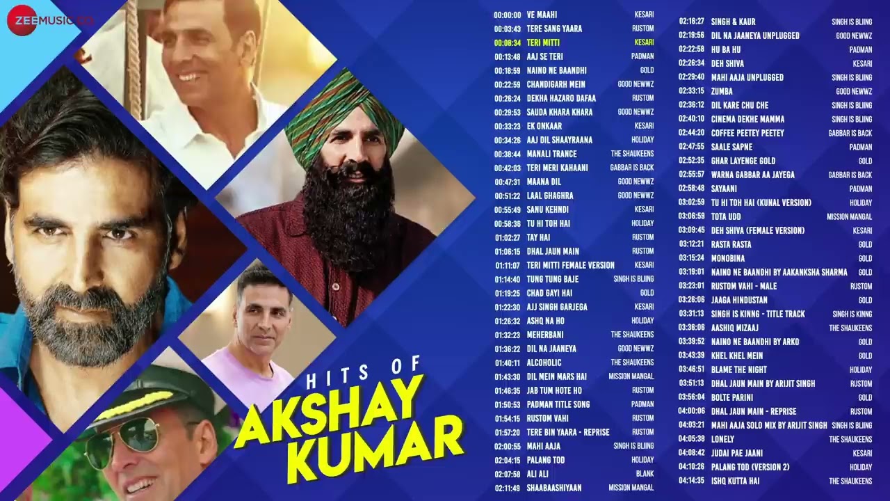 Best of Akshay Kumar | 69 superhit songs | Ve Maahi, Tere Sang Yaara, Teri Mitti, Aaj Se Teri & more