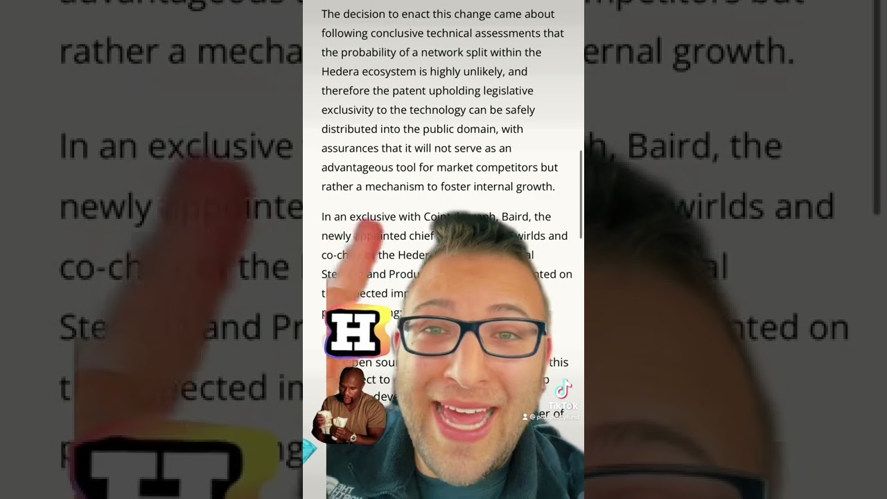 🚨BREAKING: #HEDERA&rsquo;s #HBAR  WILL🚀 #hederahashgraph #hbarbarians #crypto #cryptonews #bullish
