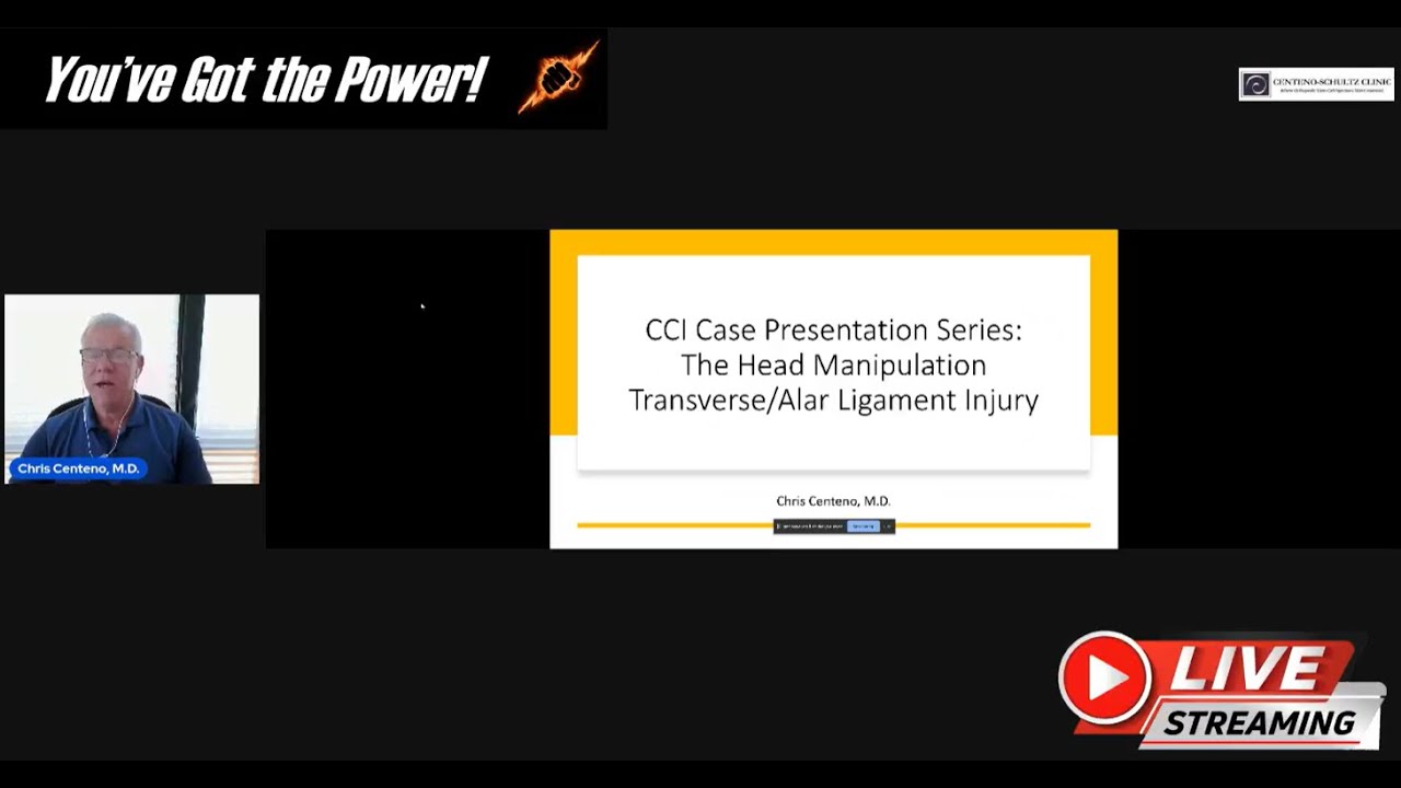 CCI Case Presentation Series: The Head Manipulation Transverse/Alar Ligament Injury