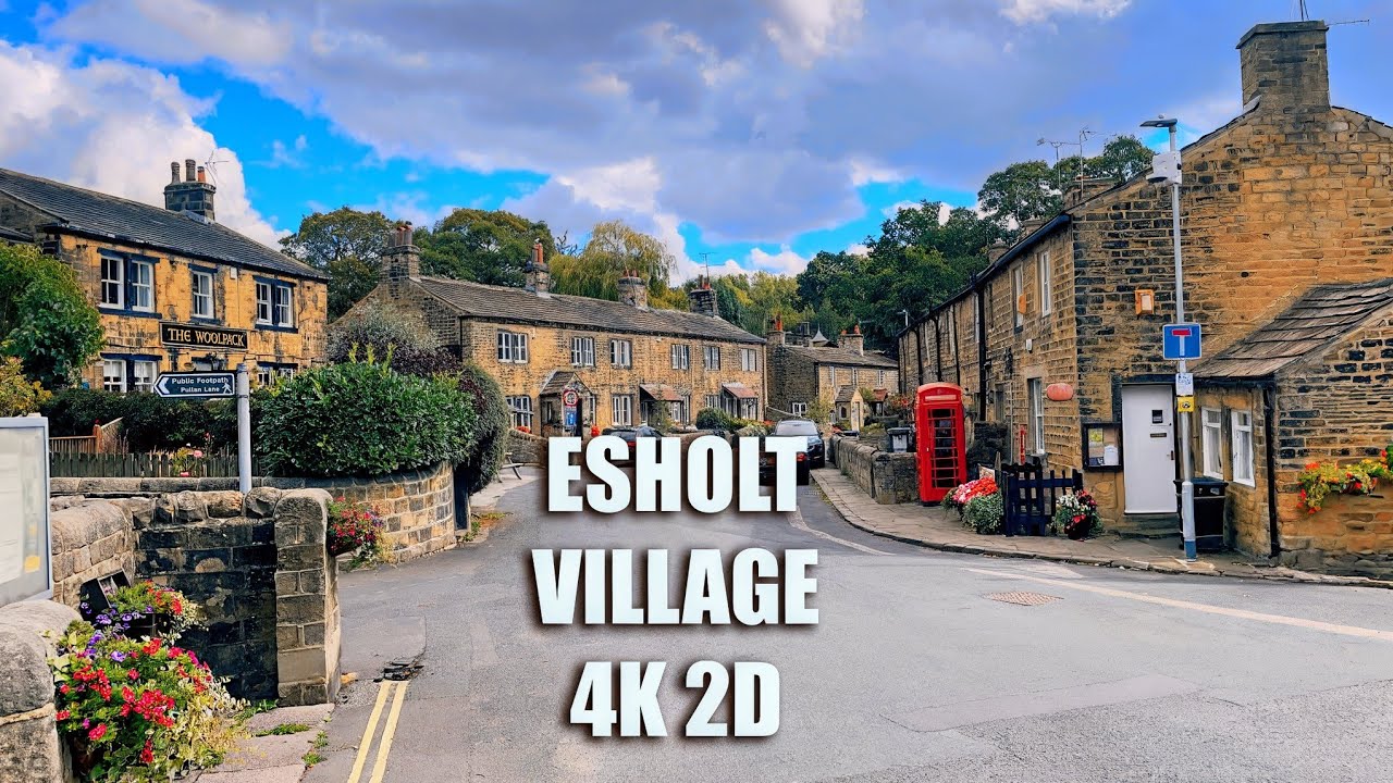 Esholt Village West Yorkshire 4K 2D