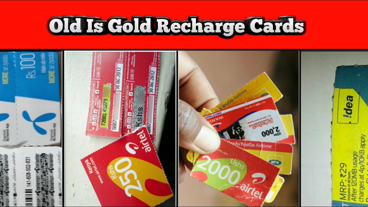 Old Recharge Cards | Old Mobile Recharge Cards 💳