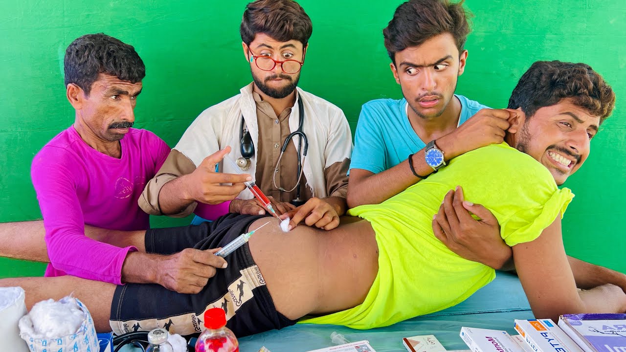Injection Pail Diya Patient Ko Amazing Doctor Ne | New Doctor Funny Video 