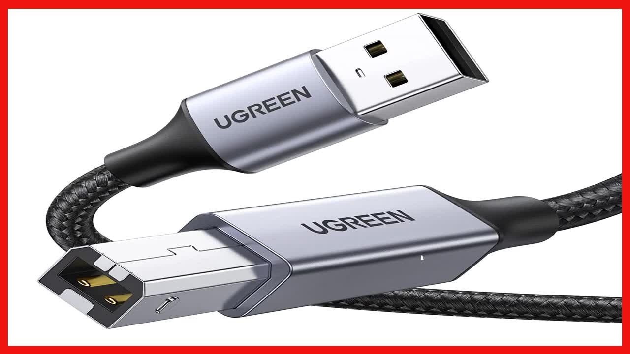 UGREEN USB B Cable Review: Reliable High-Speed Connection for Your Printer and More