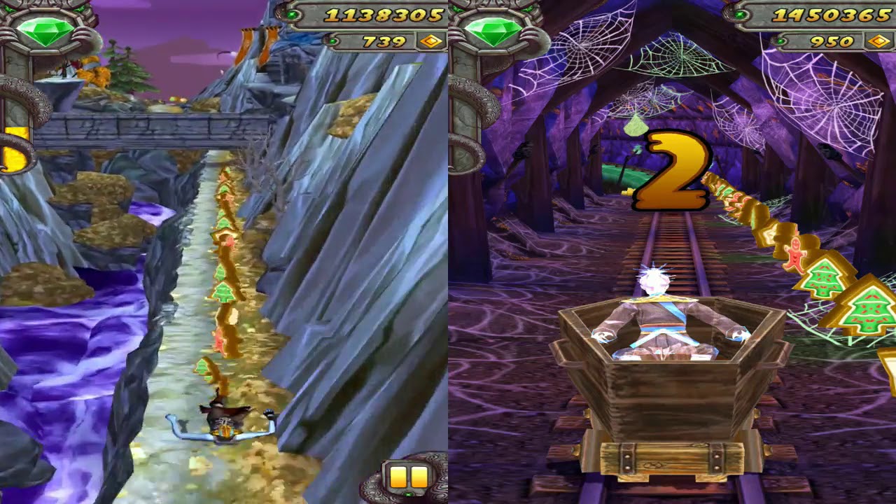 Temple Run 2 SPOOKY RIDGE VS SPOOKY SUMMIT - LAPOD GAMER