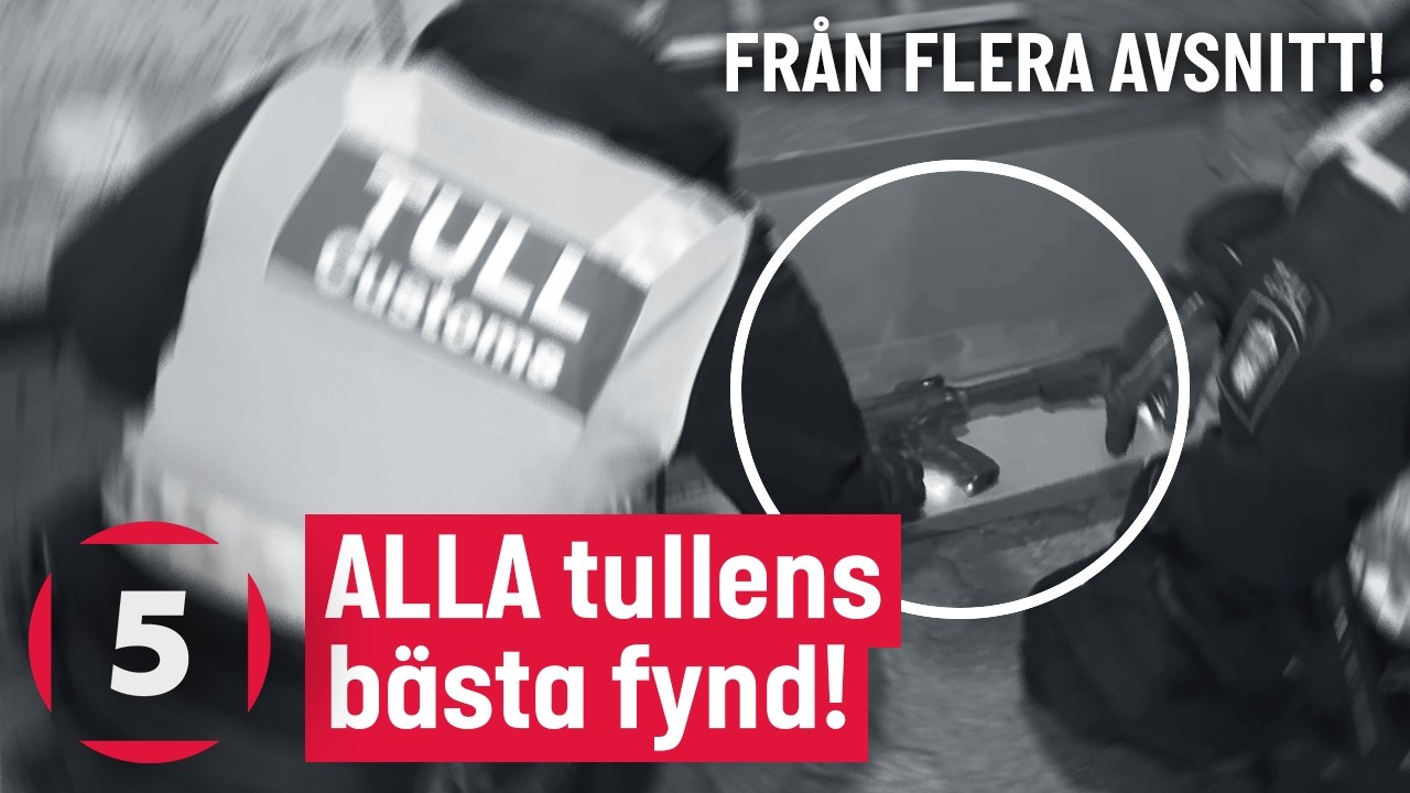87 kilo droger, automatkarbiner och sprit - TULLENS B&Auml;STA FYND! | Gr&auml;nsbevakarna Sverige | Kanal 5