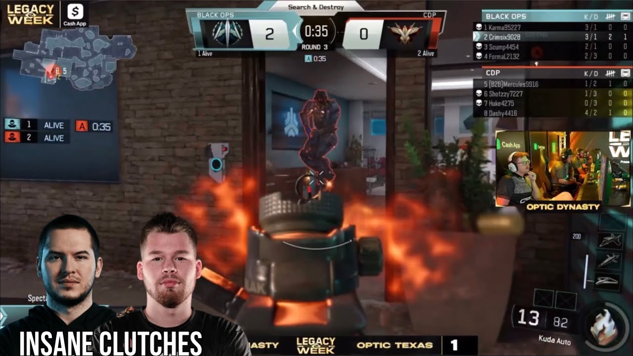 Optic Legacy CLEAN SWEEPING Current Optic Squad In BO3 S&D 🤯